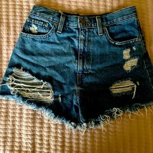 High waisted mom shorts